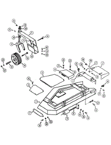 52-Inch Mower Deck parts for White Outdoor Front-Mount Mower 133-013-190 / 1993 from AppliancePartsPros.com