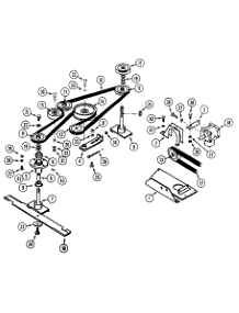 52-Inch Mower Drive parts for White Outdoor Front-Mount Mower 133-013-190 / 1993 from AppliancePartsPros.com