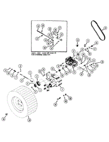 Drive Assembly R.H. (Sn 41-027-012814 & After) parts for White Outdoor Front-Mount Mower 133-013-190 / 1993 from AppliancePartsPros.com
