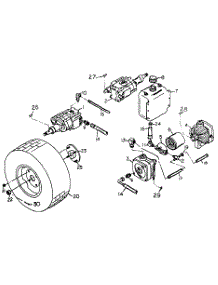 Wheel Motor & Pump Assembly (Sn Prior To 41-027-012814) parts for White Outdoor Front-Mount Mower 133-013-190 / 1993 from AppliancePartsPros.com