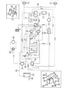 Wiring Diagram parts for White Outdoor Front-Mount Mower 133-013-190 / 1993 from AppliancePartsPros.com