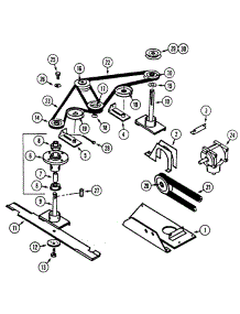 42-Inch Mower Drive parts for White Outdoor Front-Mount Mower 133-018-190 / 1993 from AppliancePartsPros.com