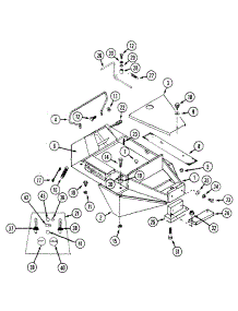 Body Assembly parts for White Outdoor Front-Mount Mower 133-018-190 / 1993 from AppliancePartsPros.com