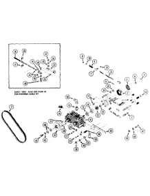 Drive Assembly L.H. parts for White Outdoor Front-Mount Mower 133-018-190 / 1993 from AppliancePartsPros.com
