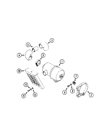 Air Cleaner parts for White Outdoor Front-Mount Mower 135-028-190 / 1995 from AppliancePartsPros.com