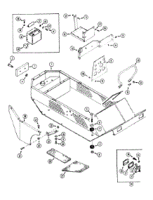 Body And Attaching Parts parts for White Outdoor Front-Mount Mower 135-028-190 / 1995 from AppliancePartsPros.com