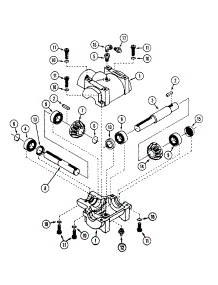 Gear Box - Mower (Curtis) parts for White Outdoor Front-Mount Mower 135-028-190 / 1995 from AppliancePartsPros.com
