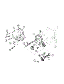 Timing Gear And Camshaft parts for White Outdoor Front-Mount Mower 135-028-190 / 1995 from AppliancePartsPros.com