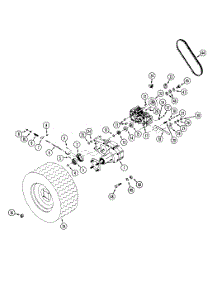 Drive Assembly Rh parts for White Outdoor Front-Mount Mower 135-018-190 / 1995 from AppliancePartsPros.com
