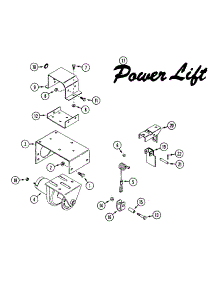 Electric Deck Lift (Winch Style) parts for White Outdoor Front-Mount Mower 135-018-190 / 1995 from AppliancePartsPros.com