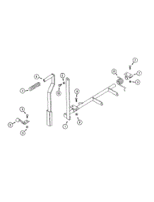 Lift Lever parts for White Outdoor Front-Mount Mower 135-018-190 / 1995 from AppliancePartsPros.com
