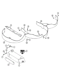 Mulching Kits parts for White Outdoor Front-Mount Mower 135-018-190 / 1995 from AppliancePartsPros.com
