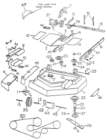 52-Inch Mower Deck (0052-T) Assembly parts for White Outdoor Front-Mount Mower 137-004-190 / 1987 from AppliancePartsPros.com