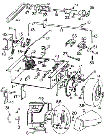 Base Assembly parts for White Outdoor Front-Mount Mower 137-004-190 / 1988 from AppliancePartsPros.com