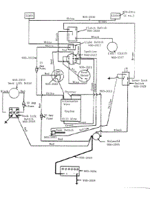 Wiring Harness 900-2030 parts for White Outdoor Front-Mount Mower 137-004-190 / 1988 from AppliancePartsPros.com