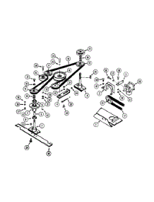 52-Inch Mower Drive parts for White Outdoor Front-Mount Mower 136-015-190 / 1996 from AppliancePartsPros.com