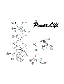 Electric Deck Lift (Optional) Winch Style parts for White Outdoor Front-Mount Mower 136-015-190 / 1996 from AppliancePartsPros.com