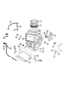 Engine And Attaching Parts parts for White Outdoor Front-Mount Mower 136-015-190 / 1996 from AppliancePartsPros.com
