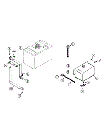 Fuel System parts for White Outdoor Front-Mount Mower 136-015-190 / 1996 from AppliancePartsPros.com
