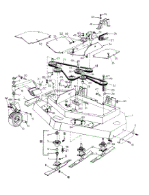 Mower Deck And Attaching Parts parts for White Outdoor Front-Mount Mower 136-015-190 / 1996 from AppliancePartsPros.com