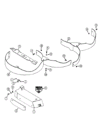 Mulching Kits parts for White Outdoor Front-Mount Mower 136-015-190 / 1996 from AppliancePartsPros.com