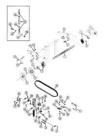 Pump Drive Cross Shaft parts for White Outdoor Front-Mount Mower 136-015-190 / 1996 from AppliancePartsPros.com