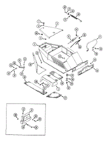 Body parts for White Outdoor Front-Mount Mower 13A-015-190 / 1997 from AppliancePartsPros.com