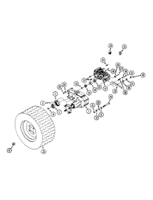 Drive Assembly Rh parts for White Outdoor Front-Mount Mower 13A-015-190 / 1997 from AppliancePartsPros.com