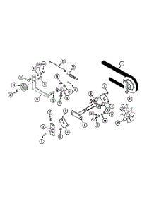 Drive Pulley And Cross Shaft (Transmission) (Use Sn J136wg & Up) parts for White Outdoor Front-Mount Mower 13A-015-190 / 1997 from AppliancePartsPros.com