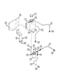Hydraulic System (Use Sn J136wg And After) parts for White Outdoor Front-Mount Mower 13A-015-190 / 1997 from AppliancePartsPros.com