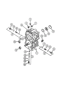 Hydrostatic Pump-Zt Drive parts for White Outdoor Front-Mount Mower 13A-015-190 / 1997 from AppliancePartsPros.com