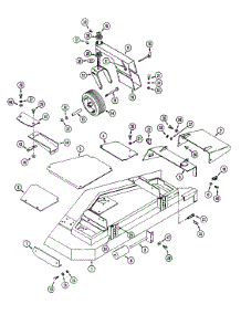 Model W815 Mower Deck 52-Inch Mower Deck And Attaching Parts parts for White Outdoor Front-Mount Mower 13A-015-190 / 1997 from AppliancePartsPros.com