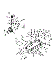 Model W873 Mower Deck 52-Inch Mower Deck And Attaching Parts parts for White Outdoor Front-Mount Mower 13A-015-190 / 1997 from AppliancePartsPros.com
