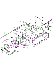 Base Assembly Fr-2000C parts for White Outdoor Front-Mount Mower 130-026-190 / 1990 from AppliancePartsPros.com
