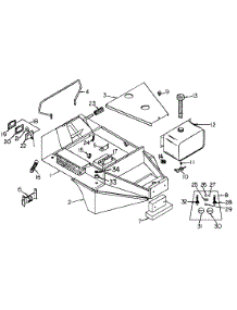 Body Assembly Fr-2000C parts for White Outdoor Front-Mount Mower 130-026-190 / 1990 from AppliancePartsPros.com