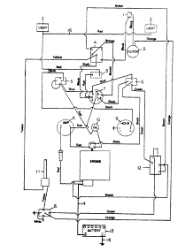Wiring Diagram (Onan Engine) Fr-2000C parts for White Outdoor Front-Mount Mower 130-026-190 / 1990 from AppliancePartsPros.com