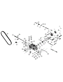 Agri-Fab Sundstrand Lh Drive Assy parts for White Outdoor Front-Mount Mower 132-026-190 / 1992 from AppliancePartsPros.com