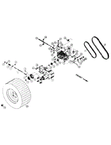 Agri-Fab Sundstrand Rh Drive parts for White Outdoor Front-Mount Mower 132-026-190 / 1992 from AppliancePartsPros.com