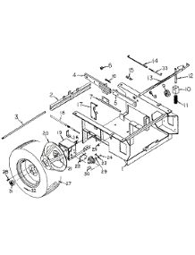 Base Assembly parts for White Outdoor Front-Mount Mower 132-026-190 / 1992 from AppliancePartsPros.com