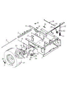 Base Assembly parts for White Outdoor Front-Mount Mower 133-026-190 / 1993 from AppliancePartsPros.com