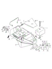 Body Assembly parts for White Outdoor Front-Mount Mower 133-026-190 / 1993 from AppliancePartsPros.com