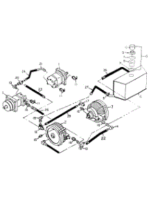 Wheel Motor & Pump Assembly parts for White Outdoor Front-Mount Mower 133-026-190 / 1993 from AppliancePartsPros.com