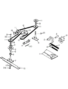 62-Inch Deck Drive parts for White Outdoor Front-Mount Mower 139-026-190 / 1989 from AppliancePartsPros.com