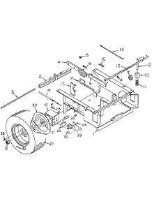 Base Assembly parts for White Outdoor Front-Mount Mower 139-026-190 / 1989 from AppliancePartsPros.com