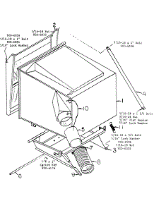 Grass Box Without Vent Bag parts for White Outdoor Front-Mount Mower 139-026-190 / 1989 from AppliancePartsPros.com