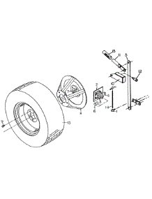 Park Brake Assembly Fr-2200 parts for White Outdoor Front-Mount Mower 130-027-190 / 1990 from AppliancePartsPros.com