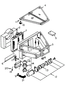 Radiator Assembly Fr-2200 parts for White Outdoor Front-Mount Mower 130-027-190 / 1990 from AppliancePartsPros.com