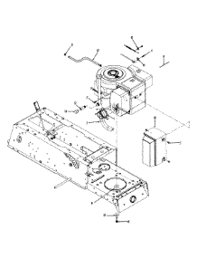 Engine Assembly parts for White Outdoor Lawn Tractor 134R616G190 / 1994 from AppliancePartsPros.com