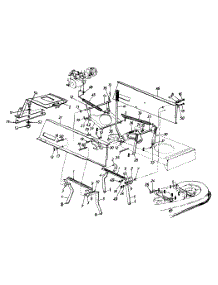 Lower Frame & Linkage parts for White Outdoor Lawn Tractor 134R616G190 / 1994 from AppliancePartsPros.com
