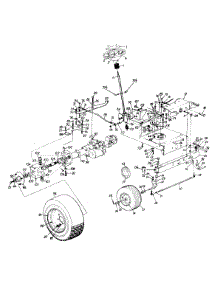 Steering Assembly parts for White Outdoor Lawn Tractor 134R616G190 / 1994 from AppliancePartsPros.com